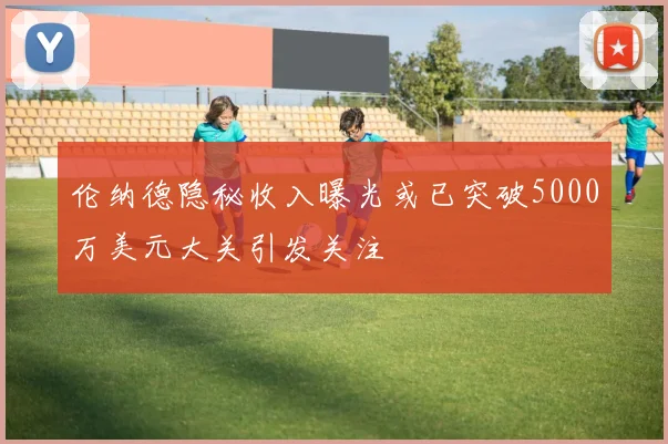 伦纳德隐秘收入曝光或已突破5000万美元大关引发关注